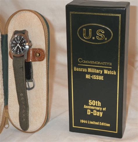 benrus replica ww2 mechanical watch|benrus 50th anniversary military watch.